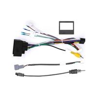 Automóvil Radio Fascias Android GPS MP5 Estéreo Jugador 2 DIN Unidad Principal Panel Tablero Marco Instalación para Peugeot 407 2005-2008 Fascia del Panel de Radio(407RZC)