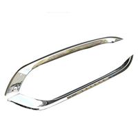 Automóvil Rejilla Delanteras Para F&ord Para Focus 3 MK3 2015-2018 Pegatinas Parachoques Rejilla Embellecedores Faros Antiniebla Delanteros Cromados