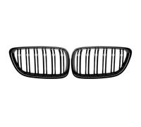 Automóvil Rejillas Delanteras Rejilla Deportiva De Doble Línea Para Parachoques Delantero, Color Negro Brillante Para M2 F87 F22 F23 F24 (2014-2018, 220i, 230i Y 235i)