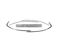 Automóvil Tira Sellado Goma Para Serie 3 E90 Sedan 2005-2011 8 Uds. Tira Ventana Exterior Coche Marco Lateral Decoración Cubierta