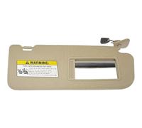 Automóvil Visera Solar para Hyundai para Santa FE para CM 2006-2009 1/2 Piezas Parasol Interior para Coche con Kit Espejo Maquillaje Parasol para Coche(1pc Beige Right Side)