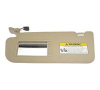 Automóvil Visera Solar para Hyundai para Santa FE para CM 2006-2009 1/2 Piezas Parasol Interior para Coche con Kit Espejo Maquillaje Parasol para Coche(1pc Beige Left Side)