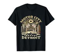 Automóviles de Recuerdo de Motor City Detroit Michigan Detroit Camiseta