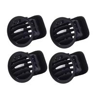 Automóviles Interior Para Opel Para ADAM Para CORSA D Para MK3 Para Vauxhall 13417363 2201099 Negro/cromo A/C Cubierta Ventilación Aire Rejilla Salida Se Adapta(4 pc Black 2)