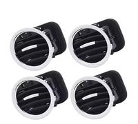 Automóviles Interior Para Opel Para ADAM Para CORSA D Para MK3 Para Vauxhall 13417363 2201099 Negro/cromo A/C Cubierta Ventilación Aire Rejilla Salida Se Adapta(4 pc Black sliver)