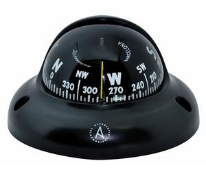 Autonautic - Brújula Magnética Náutica de Superficie, para pequeñas embarcaciones, semirrígidas, Kayaks y lanchas - Rosa 65mm - Negra - C3001
