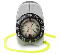 Autonautic - Compás Magnético/Brújula de Mano de Marcaciones - Rosa Fotoluminiscente - Ergonómico - para Regatas o Senderismo - V-Finder