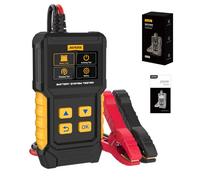AUTOOL BT360 Comprobador de batería de coche 12 V 24 V 30 - 2000 CCA probador de batería de coche, analizador de sistema de carga y arranque para coches, motos, camiones, barcos, todoterrenos