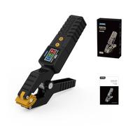AUTOOL HVAC Pinza Digital de Temperatura, LM55 Sensor termométrico con pinza para tuberías Pinza de temperatura para mediciones en tubería Pantalla de forma de onda retroiluminada HD
