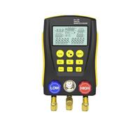AUTOOL LM120 Medidor digital de manómetro de refrigeración HVAC Kit de probador de temperatura de presión de vacío Prueba de fugas