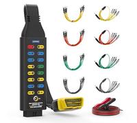 AUTOOL OBD2 Breakout Box OBDII - Detector de protocolo para monitorear señales de protocolo/alimentación/Tierra, Herramienta de escaneo de diagnóstico de Fallos de Caja de Prueba Can para Todos los