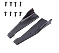 Autopartes 1 Par Protectores Parachoques Trasero Coche, Faldón Lateral, Protectores Esquina con Tornillos, 48 cm De Largo Difusor Labios Parachoques(Carbon Fiber)