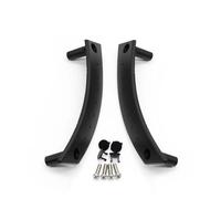 Autopartes 2 Piezas Cubierta Protectora Para Manija Puerta Interior Automóvil Izquierda Derecha Para VW Para Beetle 1998 1999 2000 2001 2002 2003 2004 2005-2010 Manija de Puerta Interior(Black-L R)