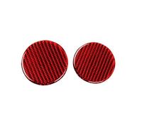 Autopartes Accesorios Para Mustang GT 2015-2021, Fibra De Carbono, Interior, Taza De Agua, Ranura, Junta, Embellecedor, Cubierta, Pegatina Decorativa(Red)