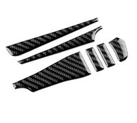 Autopartes Adhesivo Fibra De Carbono Suave Real Consola Central Coche LHD RHD Para Mazda 3 BP Para Axela 2019 2020 2021 2022 2023 2024 2025 CRRYUQWWM(For LHD Black Carbon)