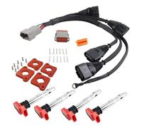 autopartes Ajuste Para Audi A4 Ajuste Para VW Passat B5 Golf Jetta 1.8L Turbo 1.8T 2.0T FSI Kit De Arnés De Conversión De Paquetes De Bobinas De Encendido Kit de bobina de encendido(C)