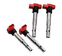 autopartes Apto Para VW Jetta Golf Passat Tiguan CC Tiguan Apto Para Audi A3/4/5/6/7/8 TT Q3/5 R8 06E905115 ABCDE 07K905715F Bobina De Encendido De Automóvil Kit de bobina de encendido(4pcs)