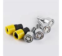 Autopartes Compatible Con Alfa Para Romeo 147 156 164 166 4 + 2 M12 * 1,25 Pernos De Bloqueo De Rueda De Acero Vástago De 28mm Pernos De Rueda De Coche Tuercas