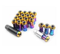 Autopartes Compatible Con Toyota 20 Piezas Modificación De Coche De Carreras Tuercas De Rueda De Acero Tornillos M12x1.25 M12x1.5