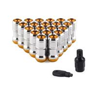 Autopartes Compatible Con Toyota 20PCS Accesorios Para Automóviles Tuercas Rueda Carreras M12 X 1,25 Mm / M12 X 1,5 Mm Tuercas Rueda Tornillos Pernos Rueda Acero