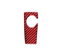 Autopartes Embellecedor De Fibra De Carbono Para Panel De Transmisión Interior De Coche, Marco Decorativo, Pegatinas Para BMW Serie 5 F10 F18 2011-2017(Red,LHD)