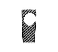 Autopartes Embellecedor De Fibra De Carbono Para Panel De Transmisión Interior De Coche, Marco Decorativo, Pegatinas Para BMW Serie 5 F10 F18 2011-2017(Black,LHD)