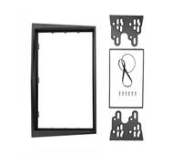 Autopartes Embellecedor De Instalación para Panel De Radio Estéreo 2 DIN para Daewoo para Winstorm 2008-2011(Black)