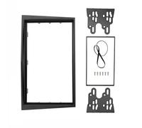 Autopartes Embellecedor De Instalación para Panel De Radio Estéreo De 2 DIN para GMC para Terrain 2008-2010(Black)