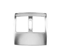 Autopartes Embellecedor De Marco De Ventilación De Aire Acondicionado Trasero Para Coche Decoración Para Benz W204 W207 C207 Clase CE(Silver)
