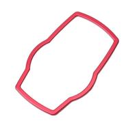 Autopartes Estilo De Coche Interior Botones Multimedia Cubierta Moldura Embellecedora Para 1 3 4 5 7 Serie X1 X3 X4 X5 X6 E81 E87 F30 2013 2014 CRRYUQWWM(Red)