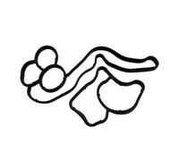 autopartes Juego de juntas y sellos for enfriador de aceite 11428580682 (1142 8580 682) for BW MINI N47 R55 R56 F20 F21 F10 F25 F26 F36 E91 F07