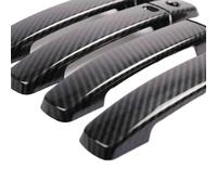 Autopartes Moldura Para Manija De Puerta Exterior De Coche, Estilo Fibra De Carbono, Color Negro, Para Nissan Altima 2007-2012(Carbon)