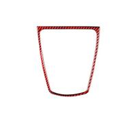 Autopartes Para 5 Series F10 F18 2011-2017 GT5 F07 Interior Fibra Carbono Salpicadero Coche Bocina Central Cubierta Embellecedora Pegatinas De Marco CRRYUQWWM(RED)