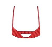 Autopartes Pegatina Para El Marco Del Panel De Cambios Del Centro Del Coche, De Fibra De Carbono Suave, Para BMW Serie 5 G60 2024+, Accesorios Para El Interior Del Coche(Red)