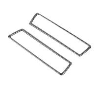 Autopartes Pegatina Para La Cubierta Del Marco La Salida Del Aire Acondicionado Del Pilar A Del Coche Fibra Carbono Suave, Para BMW Serie 5 G60 G68 2024+(Black)