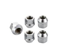 Autopartes Pernos De Rueda De Coche, Tuercas, Pernos Hexagonales De 19 Mm, 21 Mm De Altura, Tuercas De Rueda, 5 Piezas M14x1.5 M14x2 M12x1.25 M12x1.5 1/2"-20 Tuercas De Extremo Abierto