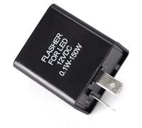 autopartes Relé Intermitente De Señal De Giro, 12V, 2 Pines, Intermitente Para Motocicleta, Relé Intermitente De Protección Automática Ajustable