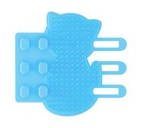 Autopeluquero para gatos - Silicona | Peine rascador de esquina de pared | Cepillo de aseo para gatos, rascador para quitar el pelo, masaje, juego y cuidado diario de mascotas