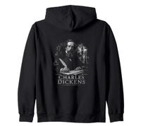 Autor clásico de Charles Dickens de Londres Victoriano Sudadera con Capucha