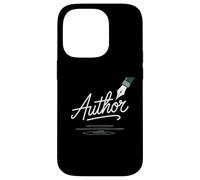 Autor Escribir Escritor Libro Novela Literario Creativo Publicado Carcasa para iPhone 14 Pro