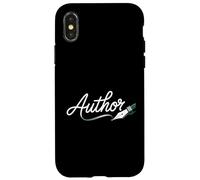 Autor Escribir Escritor Libro Novela Literario Creativo Publicado Carcasa para iPhone X/XS