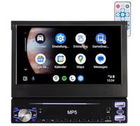 Autoradio 1-DIN con Apple CarPlay y Android Auto, Pantalla de 17,8 cm, MP5