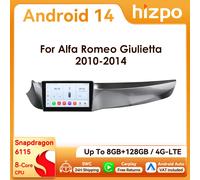Autoradio 9 " Hizpo 2Din Android14 para Alfa Romeo Giulietta 2010 - 2014 Furgonato RDS DSP GPS 4G BT Auto CarPlay Snapdragon 6115 T2 (4Core 2G 32G)