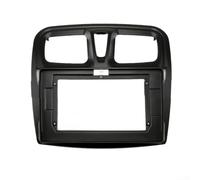 Autoradio ABS Negro 10.1" Compatible para renault Autoradio | Ajuste exacto para renault para logan, para sandero 2015-2018, específico, instalación sin modificaciones