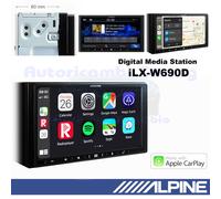 Autoradio Alpine ILX-W690D 2 DIN 7 Pulgadas DAB+ HDMI Apple CarPlay Android Auto