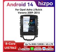 Autoradio Android Hizpo CarPlay de 9,7 pulgadas para Opel Astra J Buick Verano 2009 - 2015 pantalla estilo Tesla GPS RDS DSP UIS7862 360CAM S6 (8Core 6G 64G)