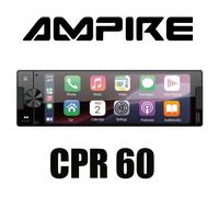 AMPIRE CPR60 Smartphone 1-DIN DAB+ Radio Radio Radio Coche Pantalla AHD...