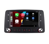 Autoradio für Fiat Panda 2003-2012 Radio mit Kabelloses CarPlay Android Auto Bluetooth EQ HiFi/Am/FM USB