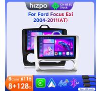 6115 QS Android 14 Radio de coche para Ford Focus 2 Mk2 2004-2011 Carplay reproductor de vídeo estéreo Multimedia navegación GPS 2 Din GPS de coche QS4 Black