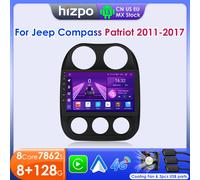 Autoradio Hizpo para Jeep Compass Patriot 2011-2017 Autoradio estéreo 2 Din navegación GPS reproductor de Audio Multimedia Carplay DSP RDS 8cores-8G 128G -S8